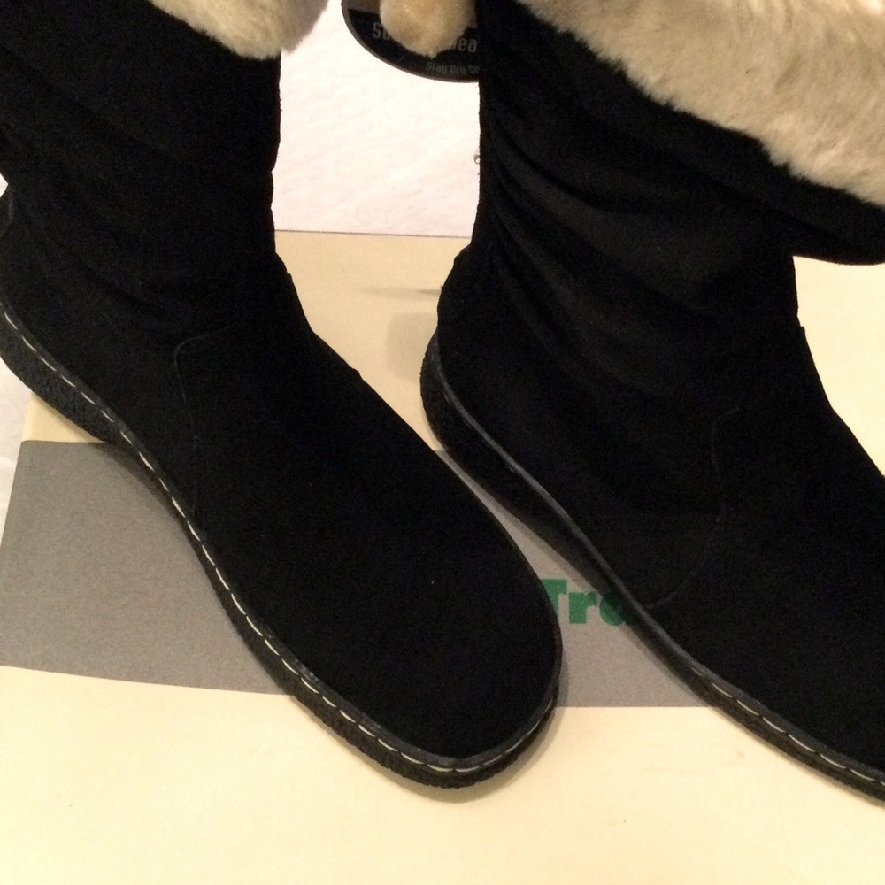 Baretrap Mid Calf Suede Cold-weather boots - Picture 3 of 11